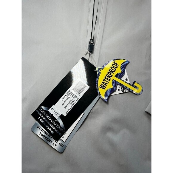 NWT Sun Mountain Waterproof Torrent LT Short Sleeve Pullover Mens Sz Large - Picture 3 of 7